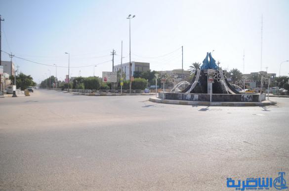 بالصور :الناصرية تخلو من المارة ، واهلوها في ضيافة ابي عبد الله