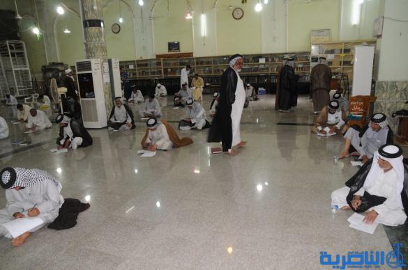 بدء الامتحانات النهائية لطلبة الحوزة الدينية في الناصرية – تقرير مصور-