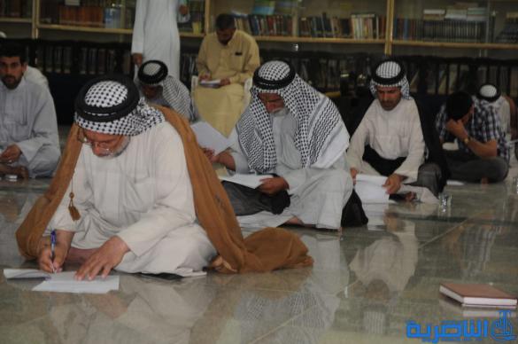 بدء الامتحانات النهائية لطلبة الحوزة الدينية في الناصرية – تقرير مصور-