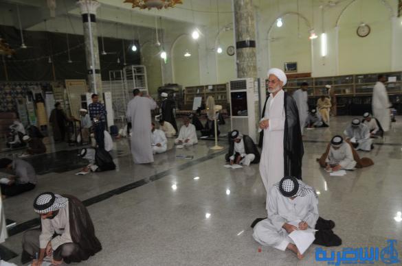 بدء الامتحانات النهائية لطلبة الحوزة الدينية في الناصرية – تقرير مصور-