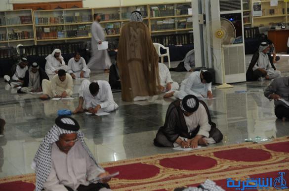 بدء الامتحانات النهائية لطلبة الحوزة الدينية في الناصرية – تقرير مصور-