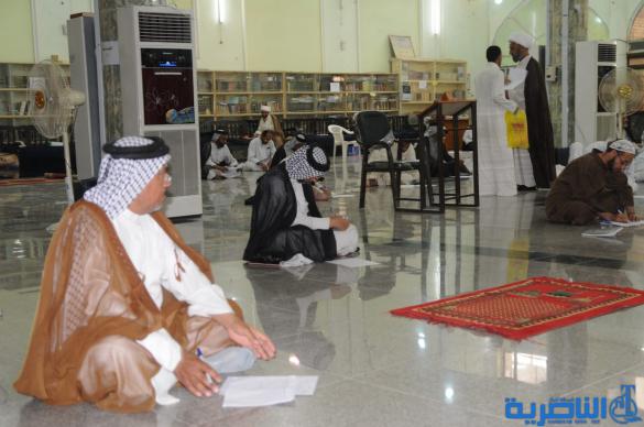 بدء الامتحانات النهائية لطلبة الحوزة الدينية في الناصرية – تقرير مصور-