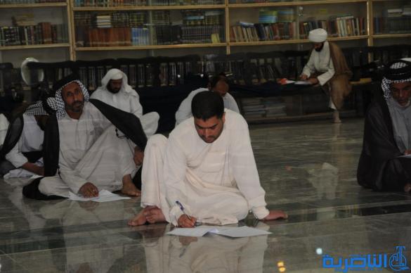 بدء الامتحانات النهائية لطلبة الحوزة الدينية في الناصرية – تقرير مصور-