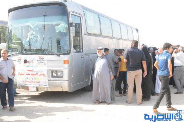 الناصرية تودع اول قوافل الحجيج الى الديار المقدسة ، وسط حضور شعبي ورسمي كبير - تقرير مصور -