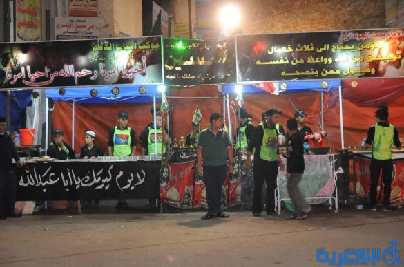 رسالة عاشوراء : ابناء مدينة الناصرية يحيون ذكرى ليلة التاسع من المحرم 