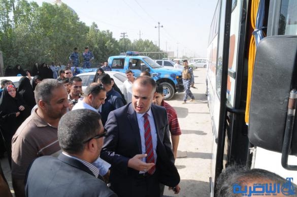 الناصرية تودع اول قوافل الحجيج الى الديار المقدسة ، وسط حضور شعبي ورسمي كبير - تقرير مصور -