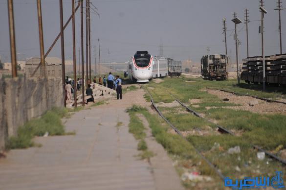 القطار الصيني السريع يصل الناصرية بطيئا – تقرير مصور –