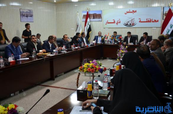 مجلس ذي قار يعقد جلسة استثنائية لحل المجالس البلدية ومجالس الاسناد - تقرير مصور -