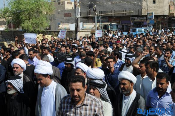مئات المتظاهرين في الناصرية للمطالبة بمعرفة مصير ضحايا سبايكر -تقرير مصور -
