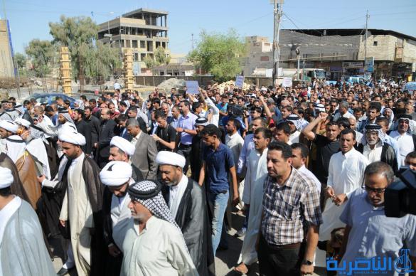 مئات المتظاهرين في الناصرية للمطالبة بمعرفة مصير ضحايا سبايكر -تقرير مصور -