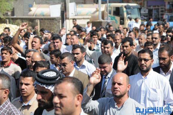 مئات المتظاهرين في الناصرية للمطالبة بمعرفة مصير ضحايا سبايكر -تقرير مصور -