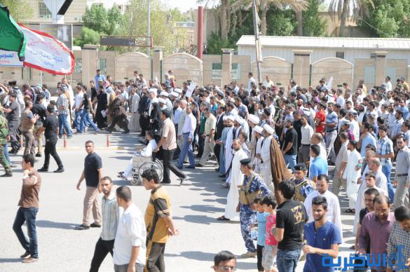 مئات المتظاهرين في الناصرية للمطالبة بمعرفة مصير ضحايا سبايكر -تقرير مصور -