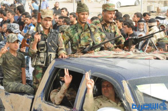 بالصور : الاستعراض المركزي لسرايا السلام في مدينة الناصرية