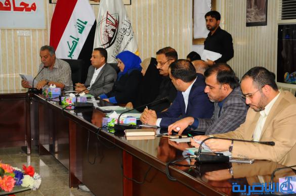 مجلس ذي قار يبحث الواقع التربوي المتردي في المحافظة ، ويناقش التنقلات الامنية - تقرير مصور - 