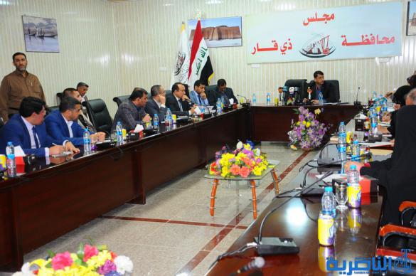 مجلس ذي قار يعقد جلسته الدورية اليوم الاربعاء لمناقشة مطالب المتظاهرين