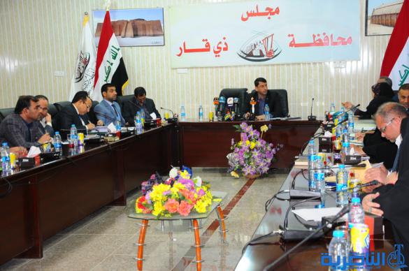 مجلس ذي قار يعقد جلسته الدورية اليوم الاربعاء لمناقشة مطالب المتظاهرين