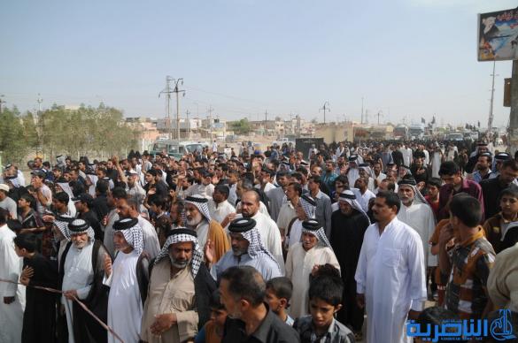 بالصور:الناصرية تتشح بالسواد في ذكرى استشهاد راهب ال محمد ( عليه السلام )