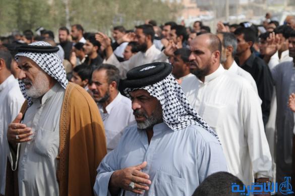 بالصور:الناصرية تتشح بالسواد في ذكرى استشهاد راهب ال محمد ( عليه السلام )
