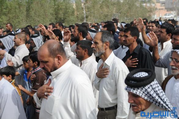 بالصور:الناصرية تتشح بالسواد في ذكرى استشهاد راهب ال محمد ( عليه السلام )
