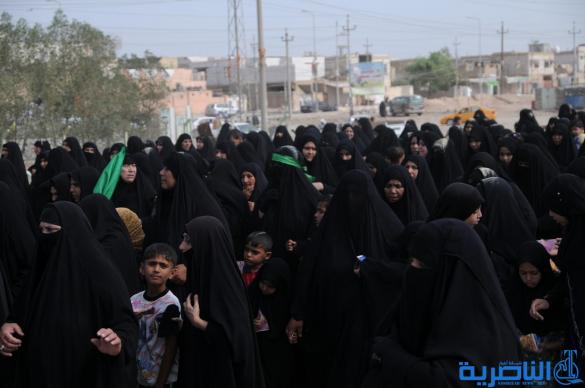 بالصور:الناصرية تتشح بالسواد في ذكرى استشهاد راهب ال محمد ( عليه السلام )
