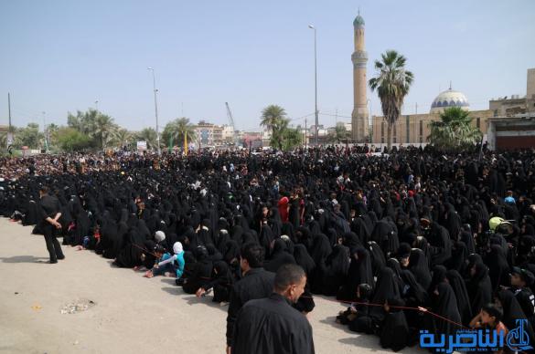 بالصور:الناصرية تتشح بالسواد في ذكرى استشهاد راهب ال محمد ( عليه السلام )