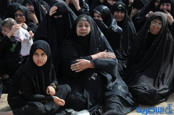 بالصور:الناصرية تتشح بالسواد في ذكرى استشهاد راهب ال محمد ( عليه السلام )