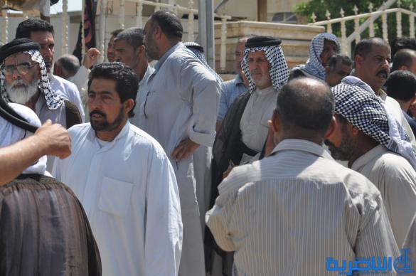 محتجزو رفحاء يتظاهرون في الناصرية للمطالبة بتغيير رئيس لجنة رفحاء في ذي قار - تقرير مصور -