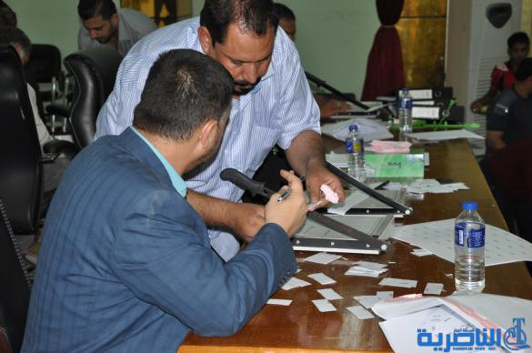 حقول ذي قار تجري القرعة العلنية لتعيين 80 حارسا امنيا من اصل تسعة الاف متقدم -تقرير مصور-