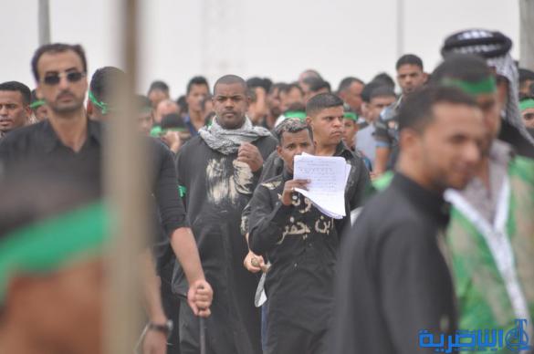 بالصور:مواكب الاعزاء على جسر النصر في الناصرية