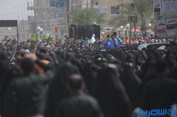 بالصور:الناصرية تتشح بالسواد في ذكرى استشهاد راهب ال محمد ( عليه السلام )