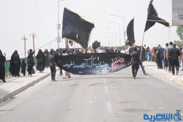 بالصور:الناصرية تتشح بالسواد في ذكرى استشهاد راهب ال محمد ( عليه السلام )