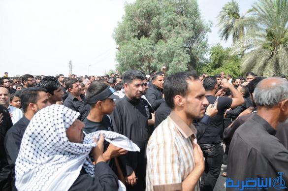 بالصور:الناصرية تتشح بالسواد في ذكرى استشهاد راهب ال محمد ( عليه السلام )