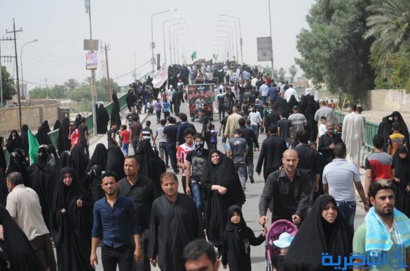 بالصور:الناصرية تتشح بالسواد في ذكرى استشهاد راهب ال محمد ( عليه السلام )