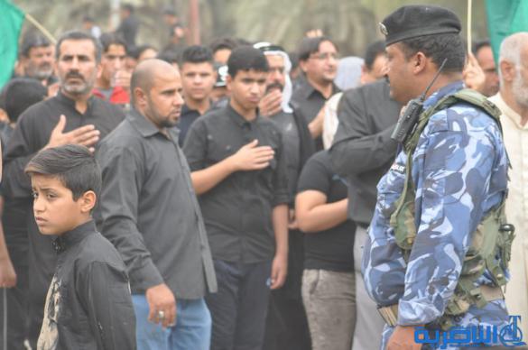 بالصور:مواكب الاعزاء على جسر النصر في الناصرية