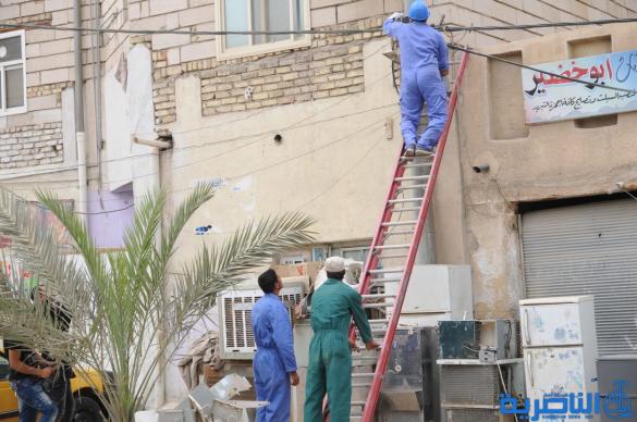 كهرباء ذي قار تنفذ حملة واسعة لرفع التجاوزات عن الشبكة الوطنية - تقرير مصور -
