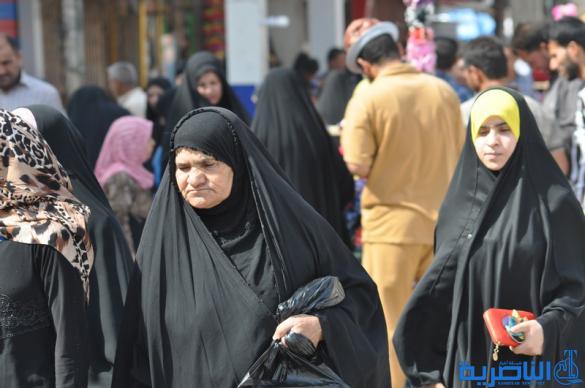 بالصور : اسواق الناصرية لا تنام الليل ، ودكاكينها عامرة بهدايا العيد