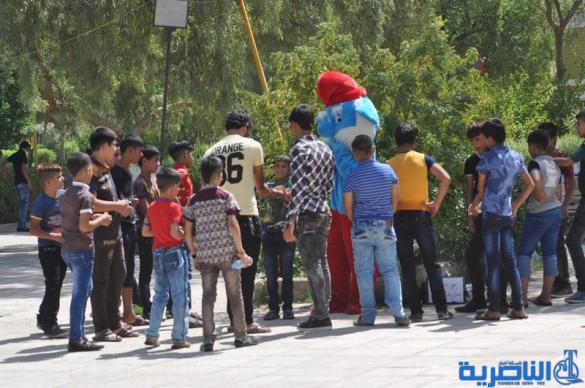 التقرير المصور لاول ايام عيد الفطر في مدينة الالعاب ومتنزه الناصرية 