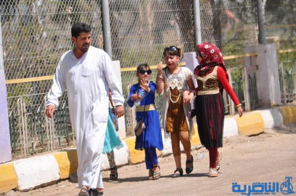 التقرير المصور لاول ايام عيد الفطر في مدينة الالعاب ومتنزه الناصرية 