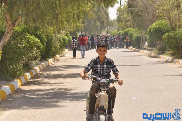 التقرير المصور لاول ايام عيد الفطر في مدينة الالعاب ومتنزه الناصرية 