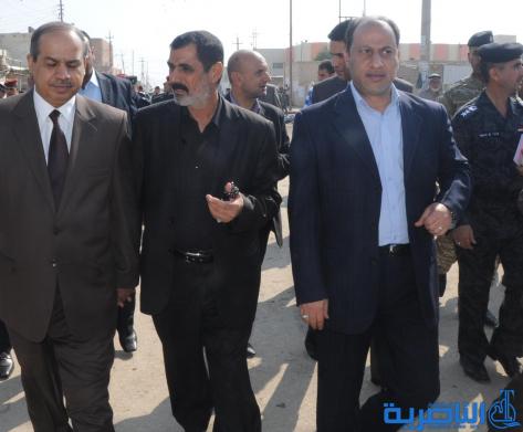 محافظ ذي قار يتفقد السوق الشعبي في مدينة الصدر ويوعز بتاهيله  ورفع التجاوزات عن الطريق العام