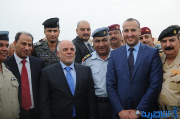 بالصور : رئيس الوزراء حيدر ألعبادي في حفل تخرج ضباط مكافحة الارهاب