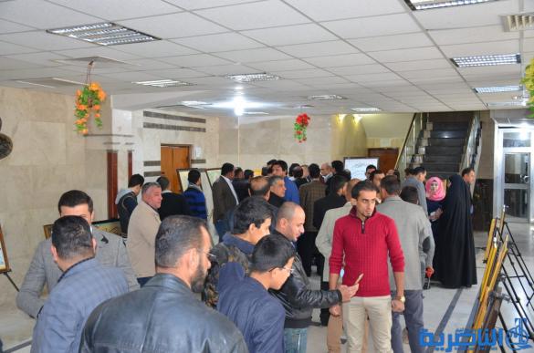 جمعية الخطاطين تقيم معرضها الثاني للخط والزخرفة الاسلامية في الناصرية - تقرير مصور-
