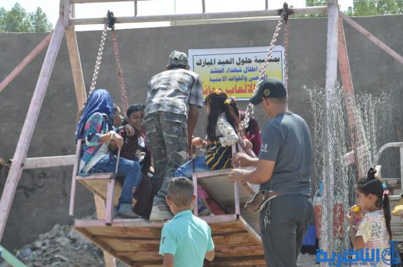 بالصور:مظاهر اول ايام عيد الاضحى في مدينة الناصرية