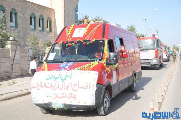 الدفاع المدني في ذي قار يتحدث عن تطور نوعي في عمله ويطالب بمزيد من الدعم