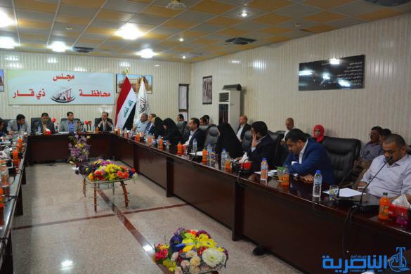 محافظ ذي قار يبحث مع مجلس المحافظة ازمة الخدمات ويؤكد تمسك حكومته بنقل الصلاحيات - تقرير مصور- 