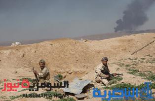 بالصور.. غبار الأرض وأعمدة الدخان تمد ظلاً فوق المقاتلين في صلاح الدين