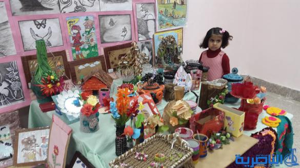 تربية الشطرة تقيم معرضها السنوي لفنون المدارس التشكيلية - تقرير مصور -