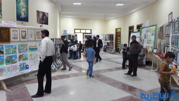 تربية الشطرة تقيم معرضها السنوي لفنون المدارس التشكيلية - تقرير مصور -