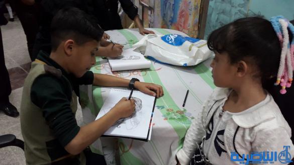 تربية الشطرة تقيم معرضها السنوي لفنون المدارس التشكيلية - تقرير مصور -