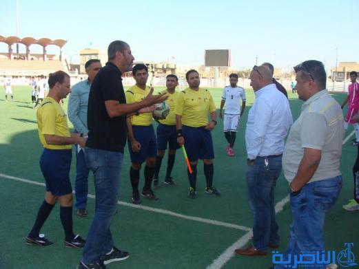  تعادل فريق نادي الناصرية لكرة القدم وضيفه القرنة 1-